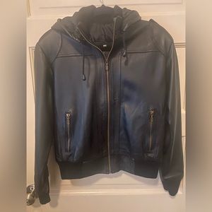Genuine Leather bomber jacket